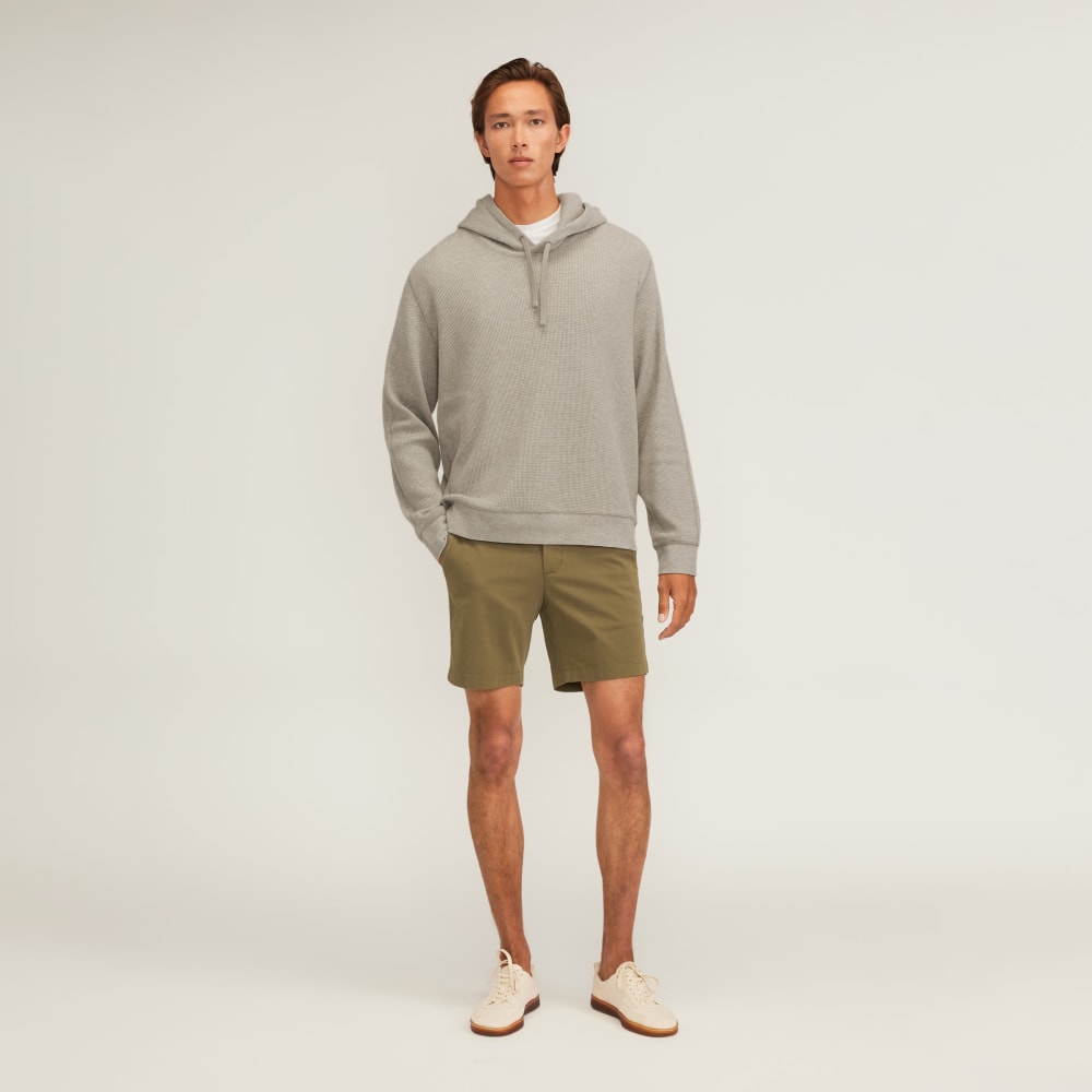 The Waffle-Knit Hoodie | Heathered Oatmeal - Image 6