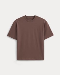 Alternative view of Archive Relaxed-Fit Cotton Crew | Mocha