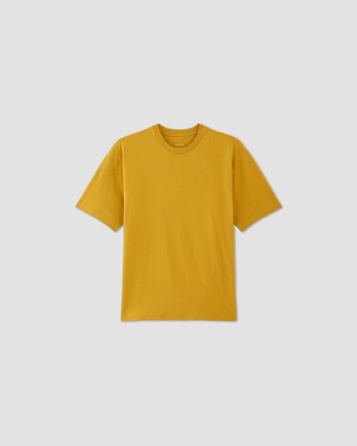 Alternative view of The Premium-Weight Relaxed Crew | Uniform | Honey