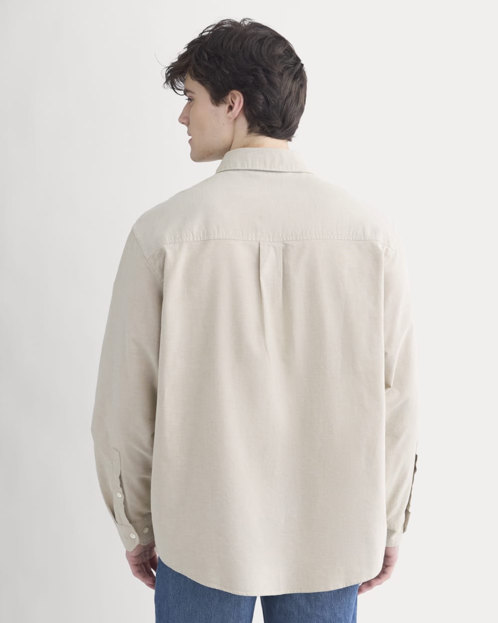Lightweight Oversized Oxford | Chinchilla Chambray - Image 5