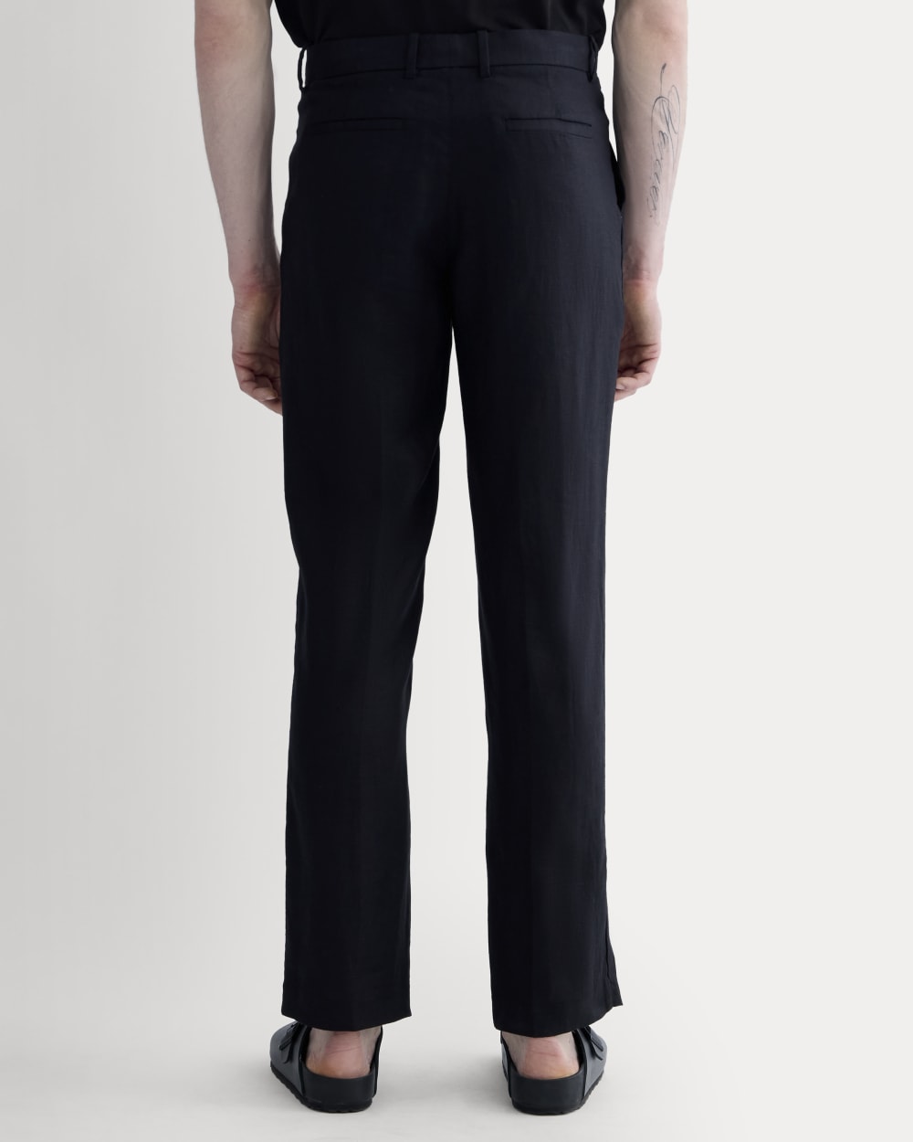 The Linen Trouser | Black - Image 5