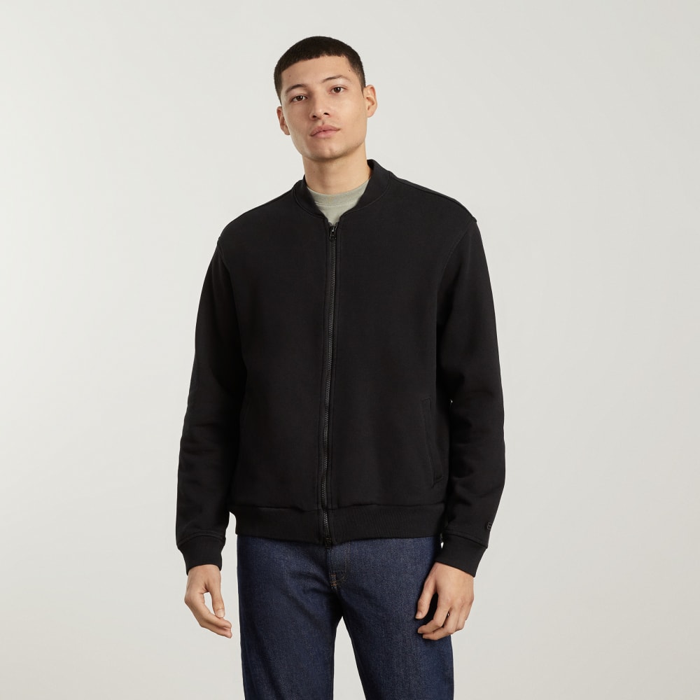 The Track Bomber Jacket | Black - Image 3