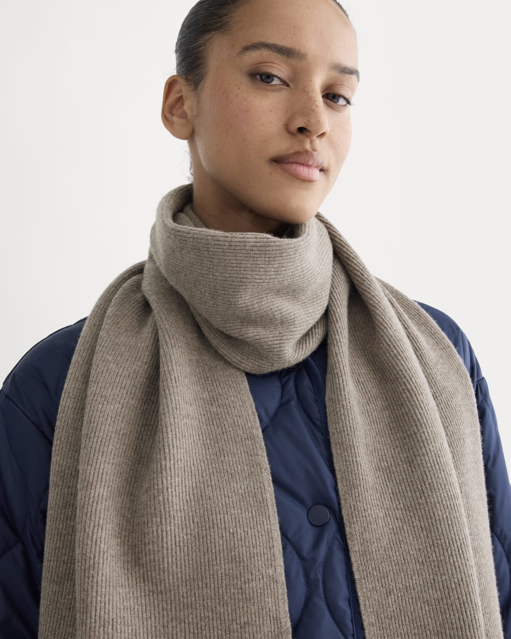 The Cabin Scarf | Taupe Melange - Image 4