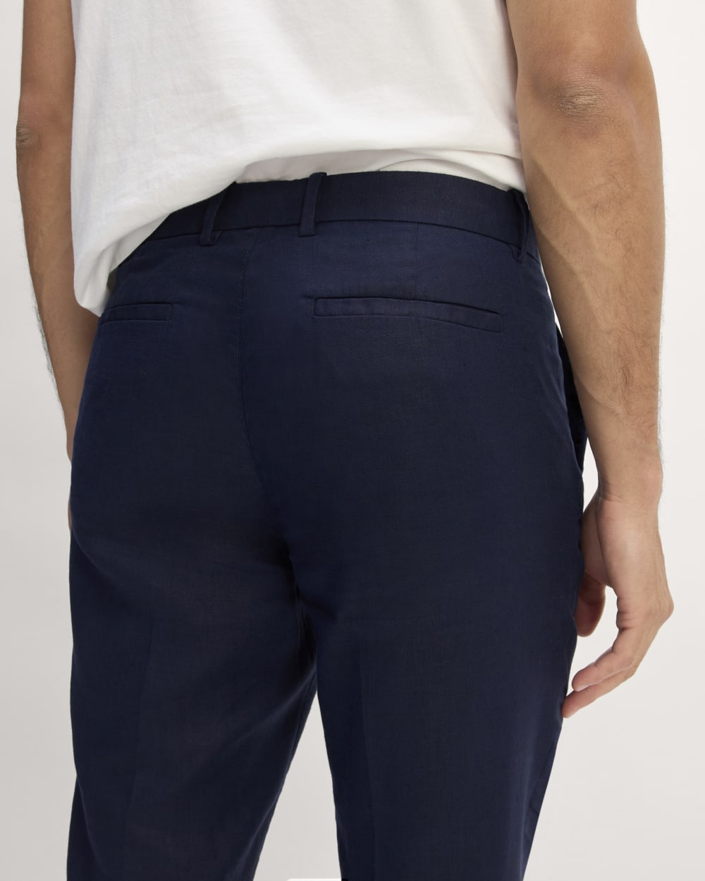 The Linen Trouser | Navy - Image 5
