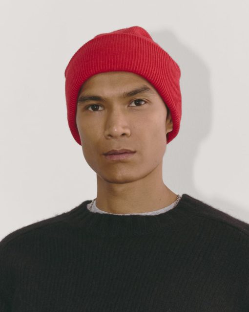 Alternative view of The Cabin Beanie | Classic Red