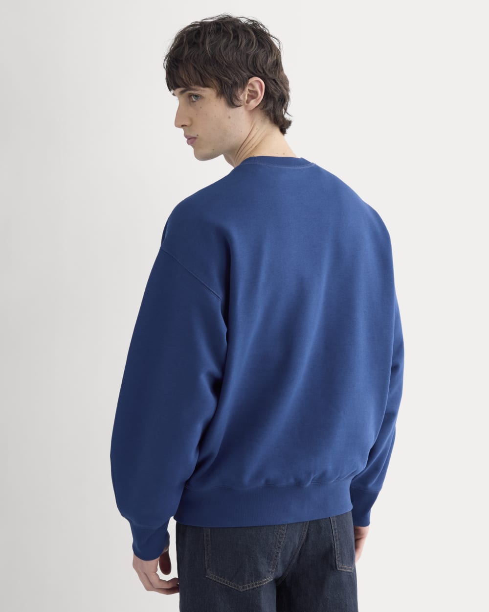 Luxe Fleece Crew Pullover | Estate Blue - Image 5