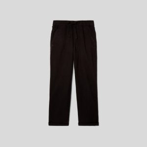 Alternative view of The Canvas Organic Cotton Drawstring Pant | Black