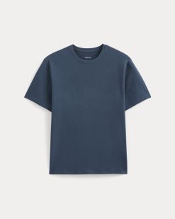 Alternative view of Archive Standard-Fit Cotton Crew | Midnight Navy