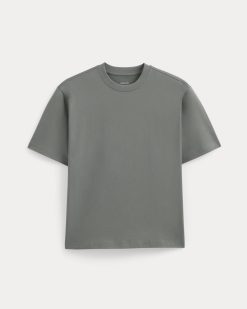 Alternative view of Archive Relaxed-Fit Cotton Crew | Agave Green