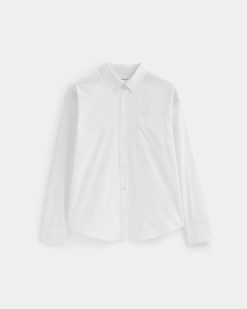 Alternative view of The Washed Poplin Shirt | White