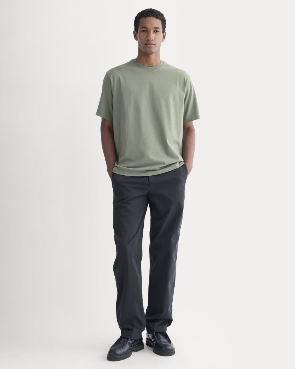 Relaxed Midweight Tee | Agave Green - Image 3