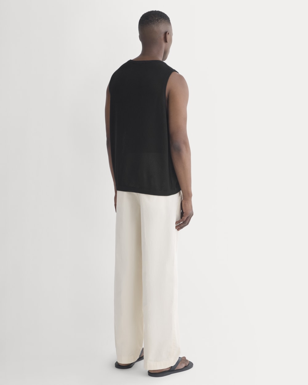 Textured Knit Tank | Black - Image 5