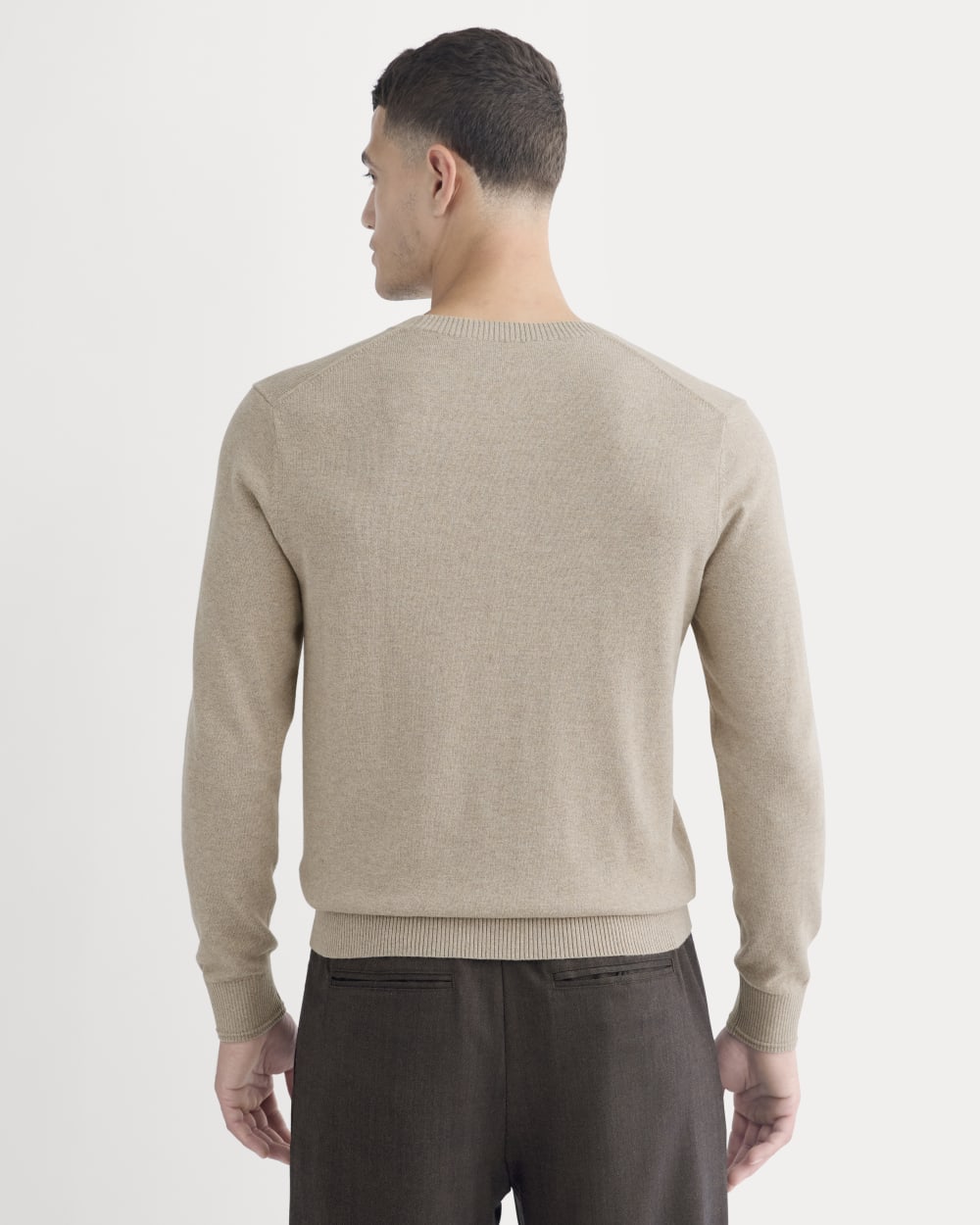 The No-Sweat Sweater | Uniform | Heathered Oatmeal - Image 5