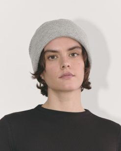 Alternative view of The Waffle Beanie | Heather Grey