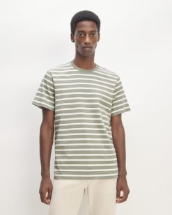 The Premium-Weight Crew | Uniform | Mariner Stripe / Shadow / Bone