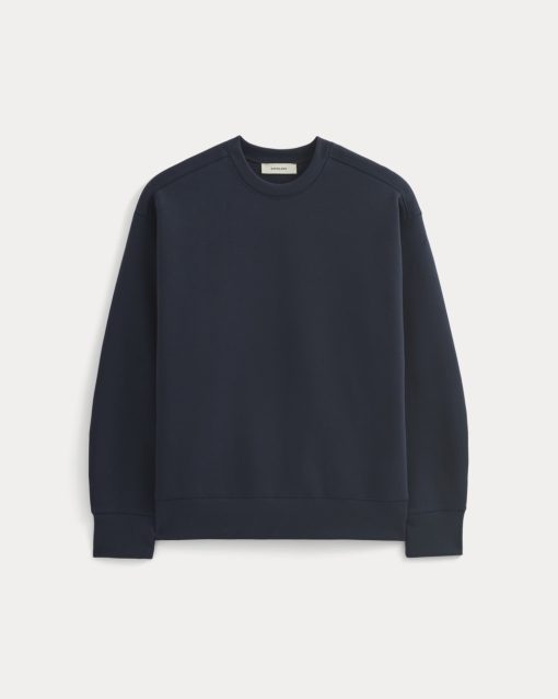 Alternative view of Luxe Fleece Crew Pullover | Navy