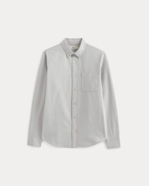 Alternative view of The Slim Oxford Shirt | Grey | Standard