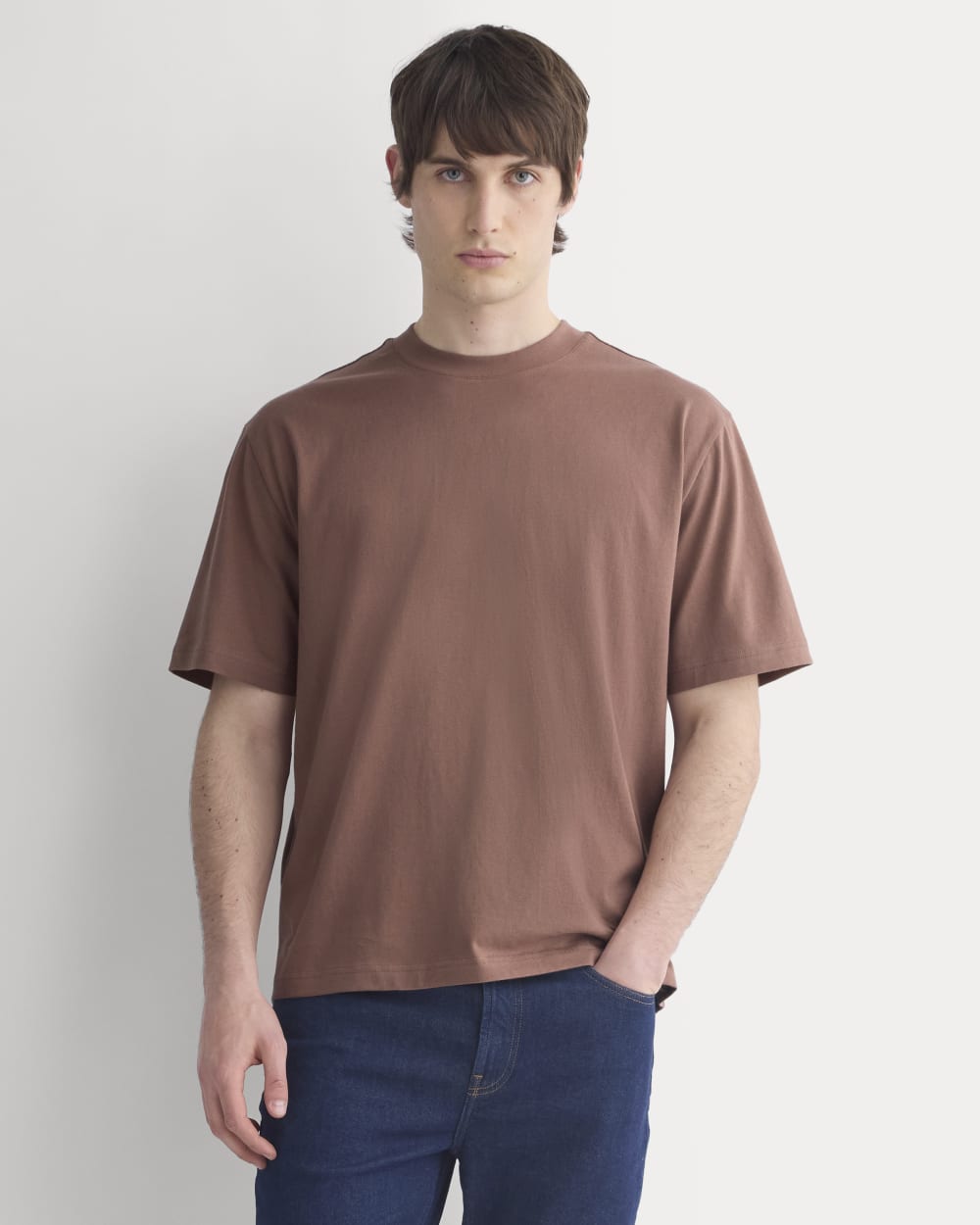 Archive Relaxed-Fit Cotton Crew | Mocha