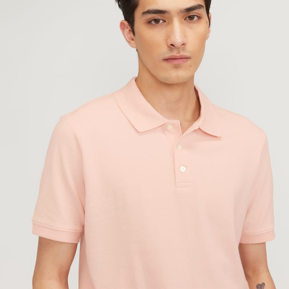 The Pique Polo | Petal Pink - Image 4