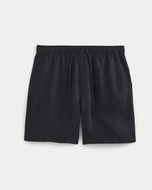 Alternative view of Linen Easy Short | Black