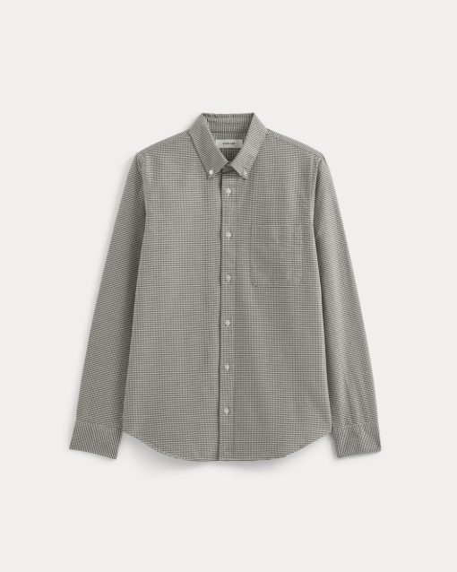 Alternative view of The Classic Oxford Shirt | Forest Night Gingham | Standard