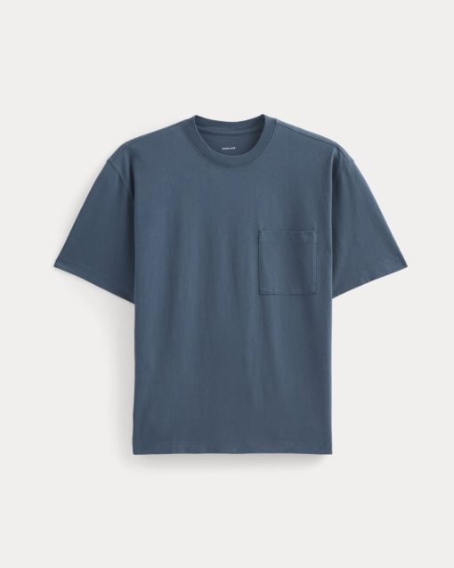 Alternative view of Oversized Midweight Tee | Vintage Indigo