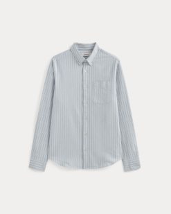 Alternative view of The Slim Oxford Shirt | Summer Sky Stripe | Standard