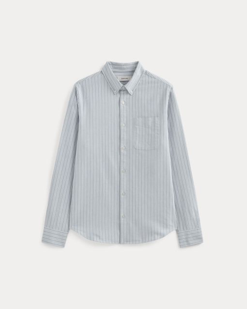 Alternative view of The Slim Oxford Shirt | Summer Sky Stripe | Standard