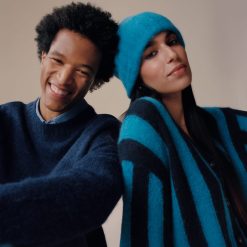 Alternative view of The Alpaca Beanie | Horizon Blue