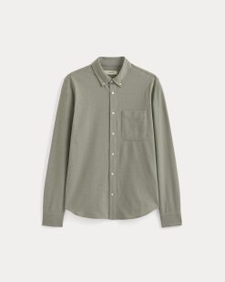 Alternative view of The Startup Shirt | Chambray Deep Lichen Green