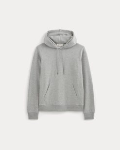 Alternative view of The Off-Duty Terry Hoodie | Heathered Grey