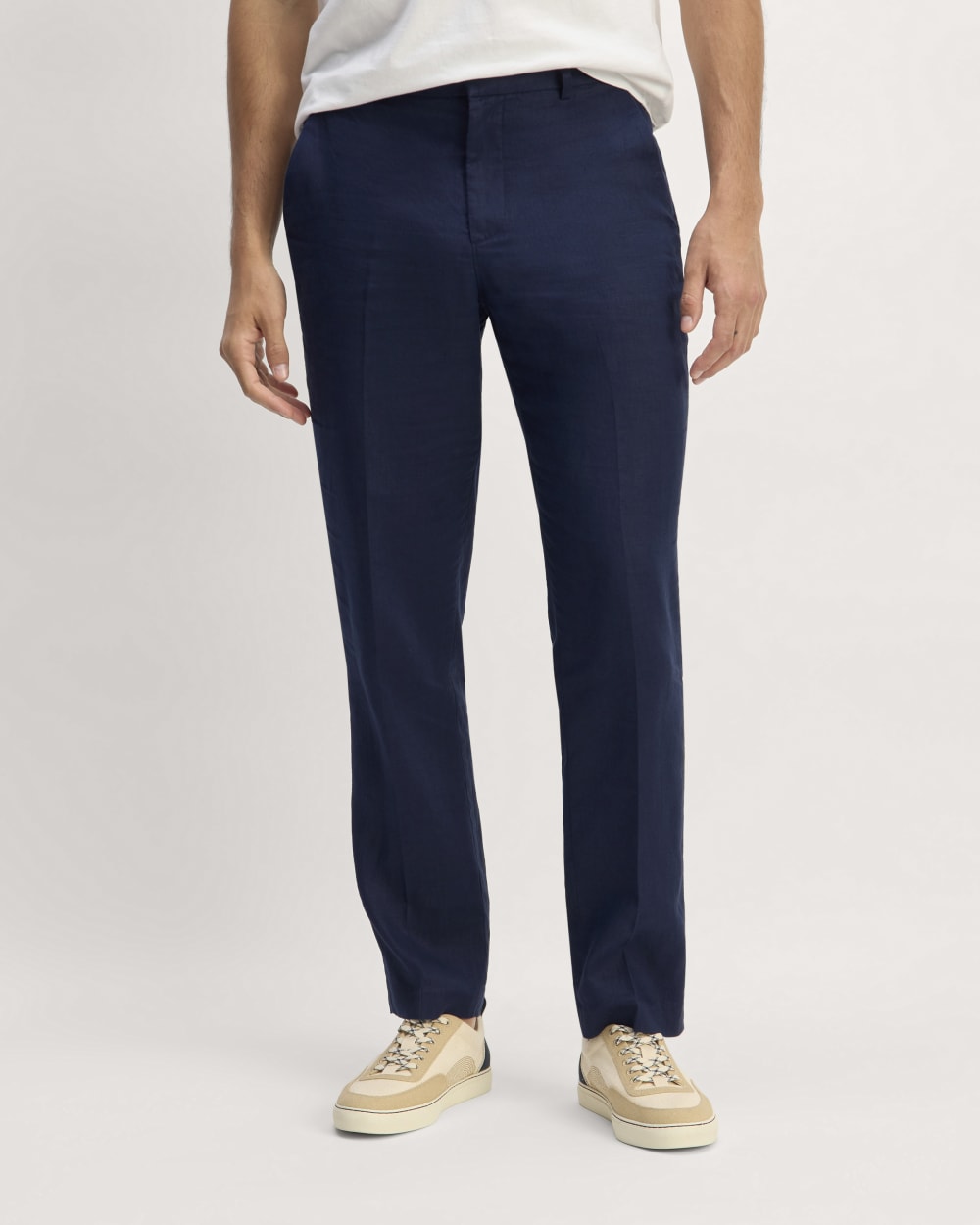 The Linen Trouser | Navy - Image 3