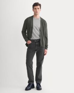 Straight-Leg Stretch Jean | Washed Black
