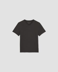 Alternative view of The Organic Cotton V-Neck Tee | Black