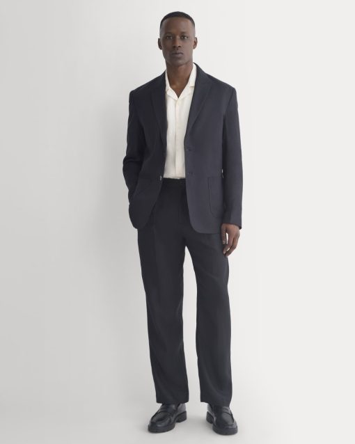 Alternative view of Soyeux Linen Linen Blazer | Black
